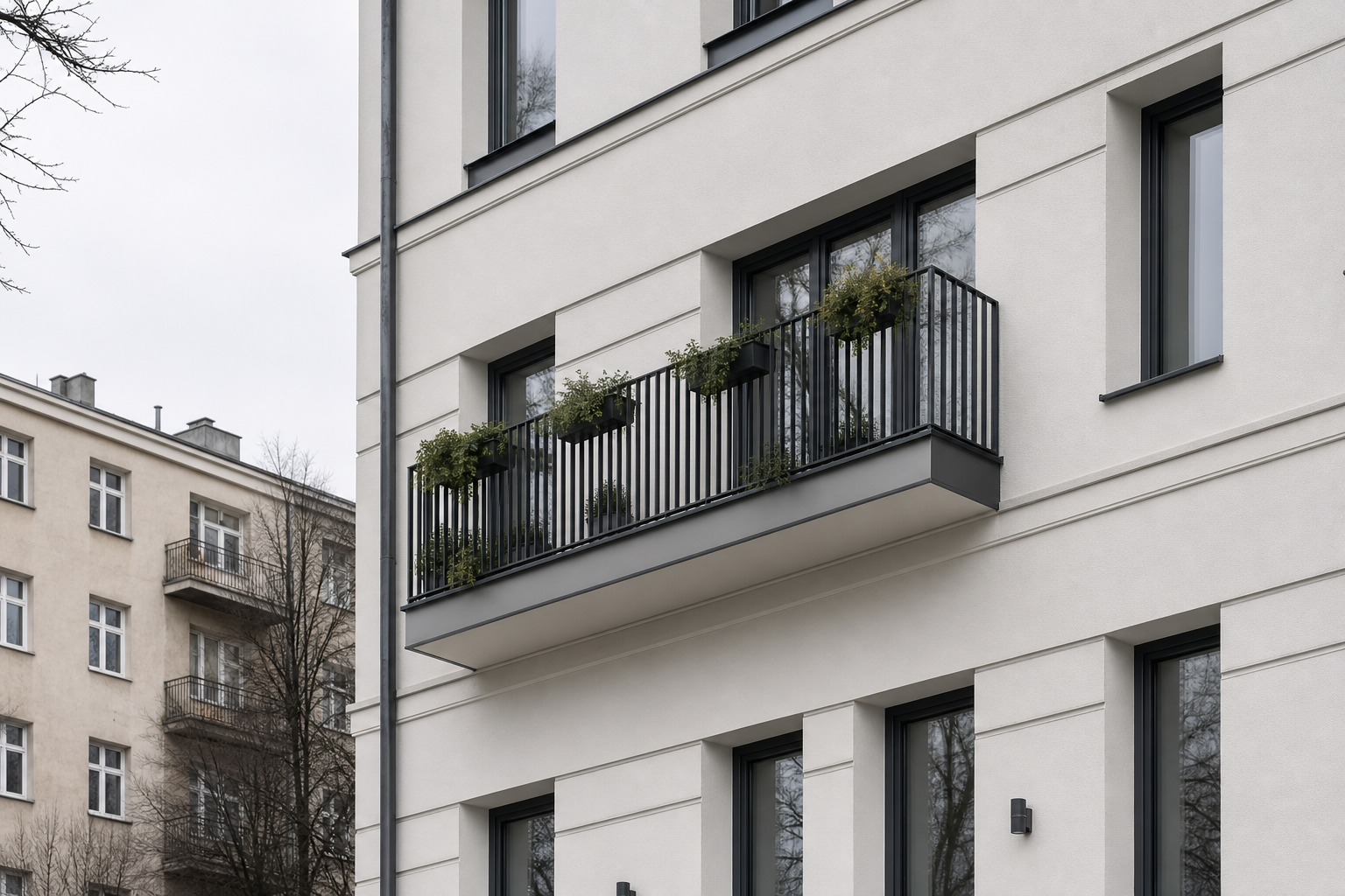 Warsaw residential building context where ZORENTA carries out renovation work